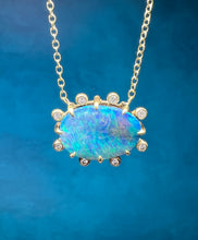 Load image into Gallery viewer, Suzy Landa Opal and Diamond Necklace
