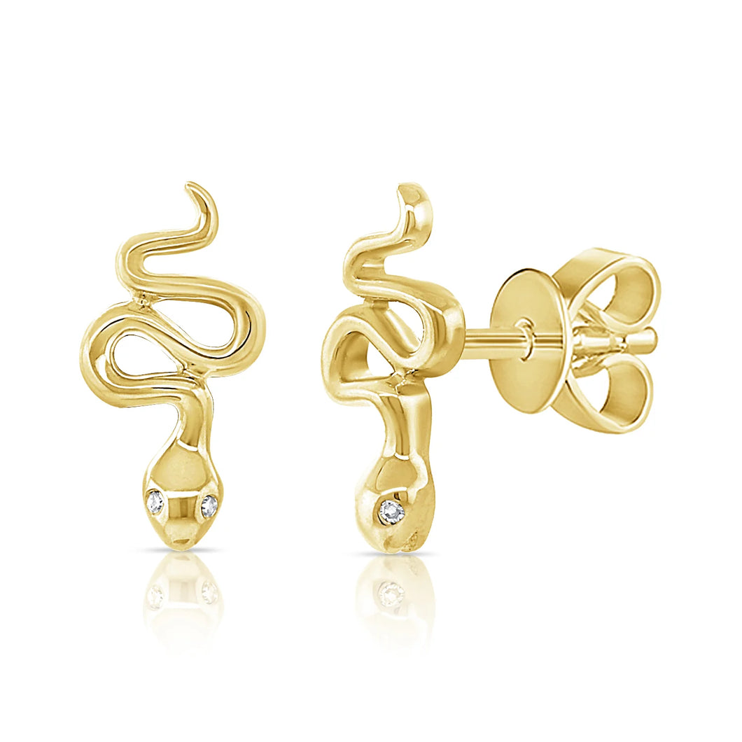 Snake Stud Earrings