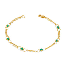 Load image into Gallery viewer, Amali Whisper B-1615-Emerald Bracelet
