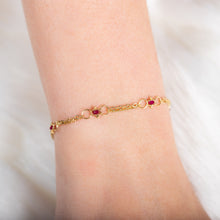 Load image into Gallery viewer, Amali Whisper Ruby Bracelet B-1615-RU

