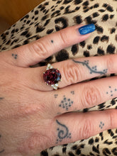 Load image into Gallery viewer, Red Zircon Ring
