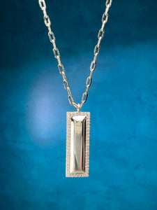 Rectangular Bar Necklace