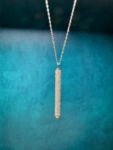 Load image into Gallery viewer, Diamond Bar Pendant
