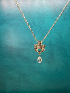 Just Jules Art Deco Diamond Necklace