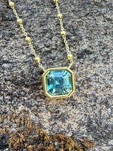 Load image into Gallery viewer, Lauren K Blue Zircon Necklace
