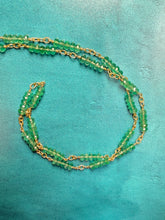 Load image into Gallery viewer, Suzy Landa Emerald Bead Necklace
