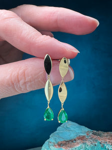 Lauren K Emerald Earrings