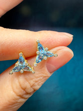 Load image into Gallery viewer, Suzy Landa Aquamarine Studs Trio
