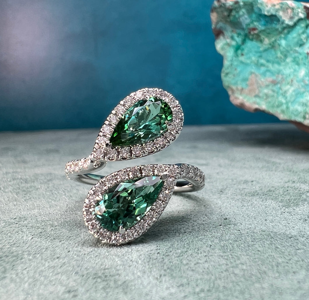 Green Tourmaline Ring