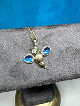 Load image into Gallery viewer, Alex Sepkus Entomology I-Curious Bee Pendant M-53S15 with Chain
