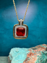 Load image into Gallery viewer, Fire Opal Pendant
