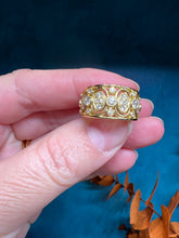 Load image into Gallery viewer, Simon G Wide Yellow Gold and Diamond Band LP2389
