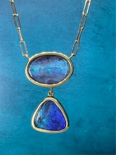 Load image into Gallery viewer, Lauren K Double Opal Pendant
