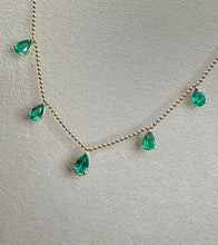 Load image into Gallery viewer, Emerald and Diamond Necklace
