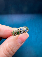 Load image into Gallery viewer, Alex Sepkus Candy Ring Blue/Green R122S
