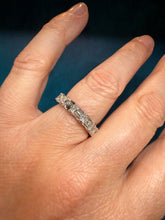 Load image into Gallery viewer, Emerald cut Diamond Band

