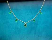 Load image into Gallery viewer, Emerald and Diamond Necklace
