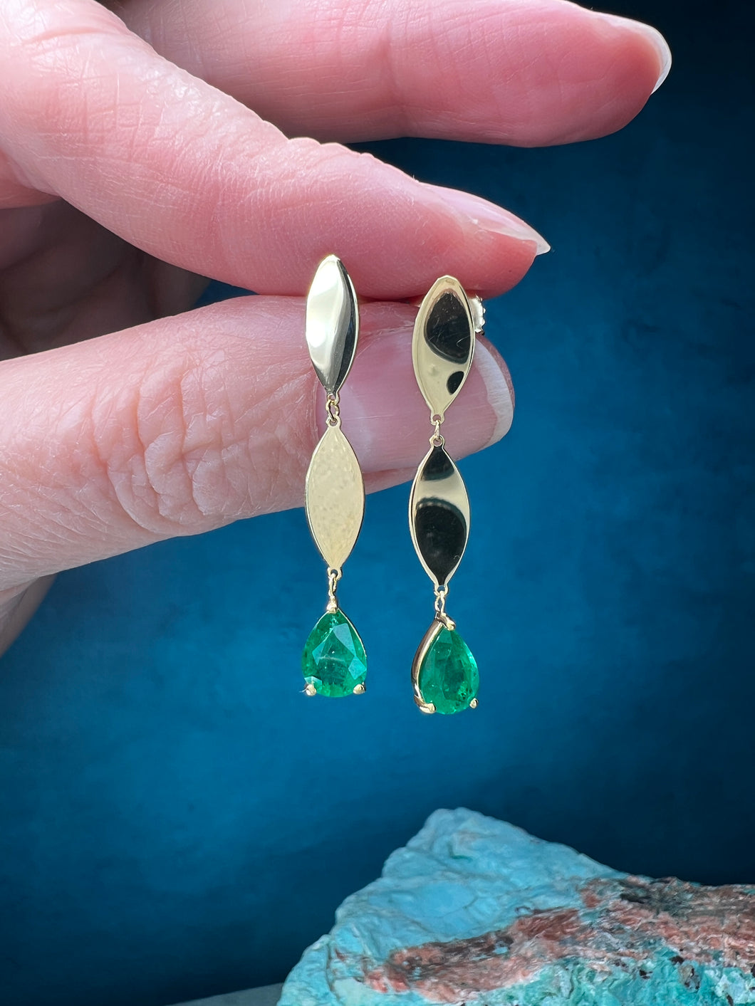 Lauren K Emerald Earrings