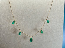 Load image into Gallery viewer, Emerald and Diamond Necklace
