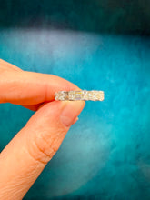 Load image into Gallery viewer, Emerald cut Diamond Band
