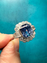 Load image into Gallery viewer, Vintage Sapphire and Diamond Ring
