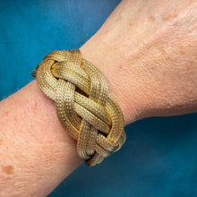 Load image into Gallery viewer, Vintage Multi Strand Woven Bracelet 18KY
