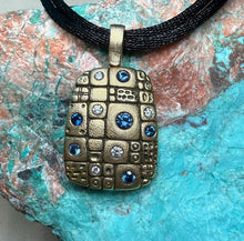 Load image into Gallery viewer, Alex Sepkus M-74S Old Pathway Sapphire Pendant NO CHAIN
