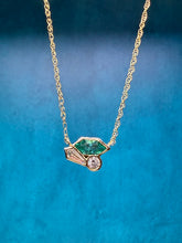 Load image into Gallery viewer, Just Jules Emerald and Diamond Cluster
