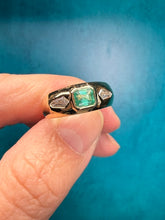 Load image into Gallery viewer, Just Jules Emerald and Diamond Ring
