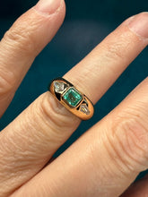 Load image into Gallery viewer, Just Jules Emerald and Diamond Ring
