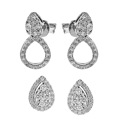 Simon G LE4856 Convertible Diamond Earrings