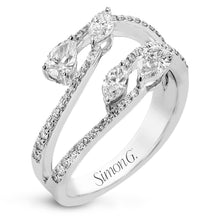 Load image into Gallery viewer, SOLD Simon G LR3357 Diamond Wave Ring
