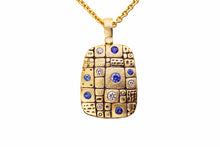 Load image into Gallery viewer, Alex Sepkus M-74S Old Pathway Sapphire Pendant NO CHAIN
