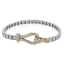 Load image into Gallery viewer, Simon G Diamond Buckle Bracelet MB1734-A-Y
