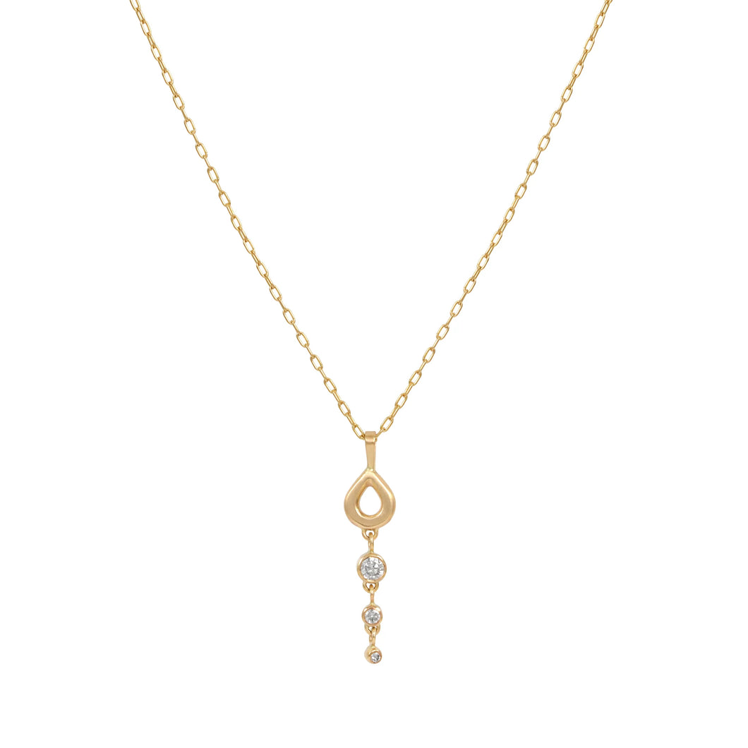 Jen Leddy Rain Drops Necklace