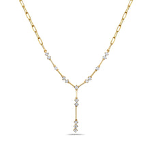 Load image into Gallery viewer, Diamond &quot;Y&quot; Necklace
