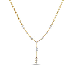 Diamond "Y" Necklace