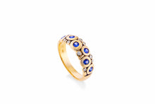 Load image into Gallery viewer, Alex Sepkus Candy Dome Ring Band R-122S Blue
