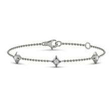 Load image into Gallery viewer, Estrella Star Diamond Bracelet-WG
