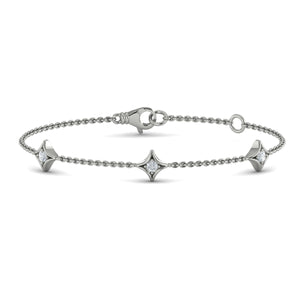 Estrella Star Diamond Bracelet-WG