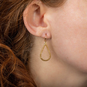 SOLD Stardust Small Pear Earrings