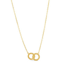 Load image into Gallery viewer, Stardust Interlocking Circles Necklace
