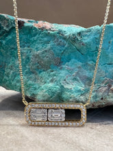 Load image into Gallery viewer, DOVES Diamond Bar Necklace
