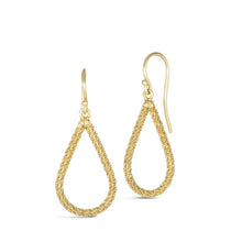 Load image into Gallery viewer, Stardust Small Pear Earrings
