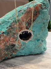 Load image into Gallery viewer, DOVES Onyx Necklace
