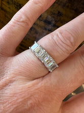 Load image into Gallery viewer, Five Emerald Cut Diamond Band-2.81
