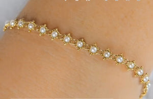 Amali Woven Pearl Bracelet