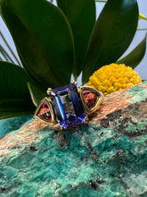 Load image into Gallery viewer, Lauren K Tanzanite and Tourmaline Ring
