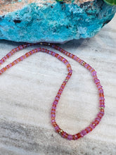 Load image into Gallery viewer, Lauren K Pink and Orange Sapphire Necklace
