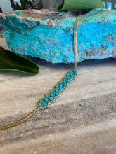 Load image into Gallery viewer, SOLD Amali Woven Turquoise Bracelet
